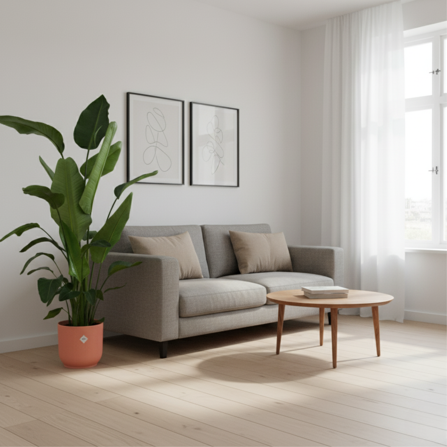Combi deal - Strelitzia Nicolai inclusief elho Vibes Fold Round - 180cm
