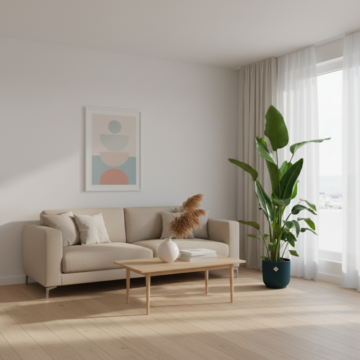 Combi deal - Strelitzia Nicolai inclusief elho Vibes Fold Round - 180cm