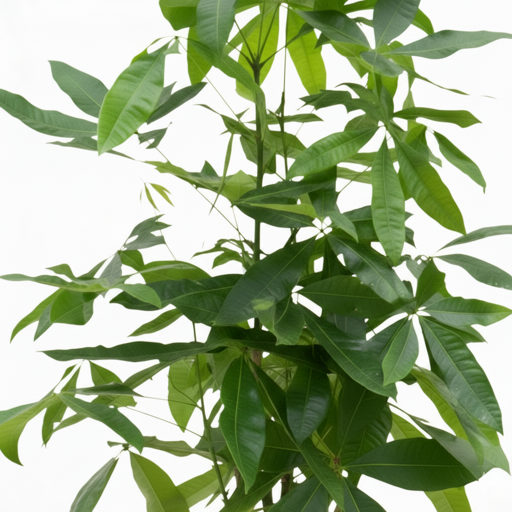 Pachira Aquatica leaves