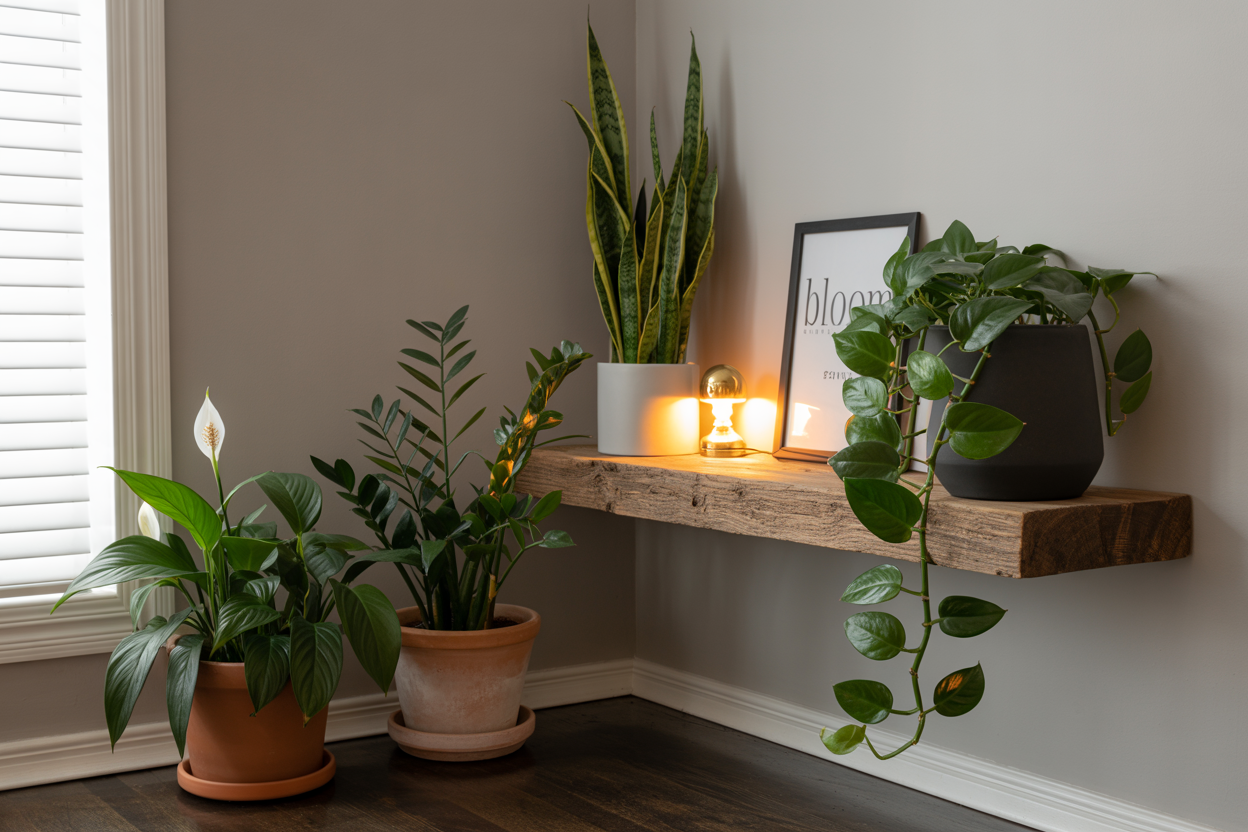 Wat zijn de beste planten voor weinig licht in binnenruimtes?