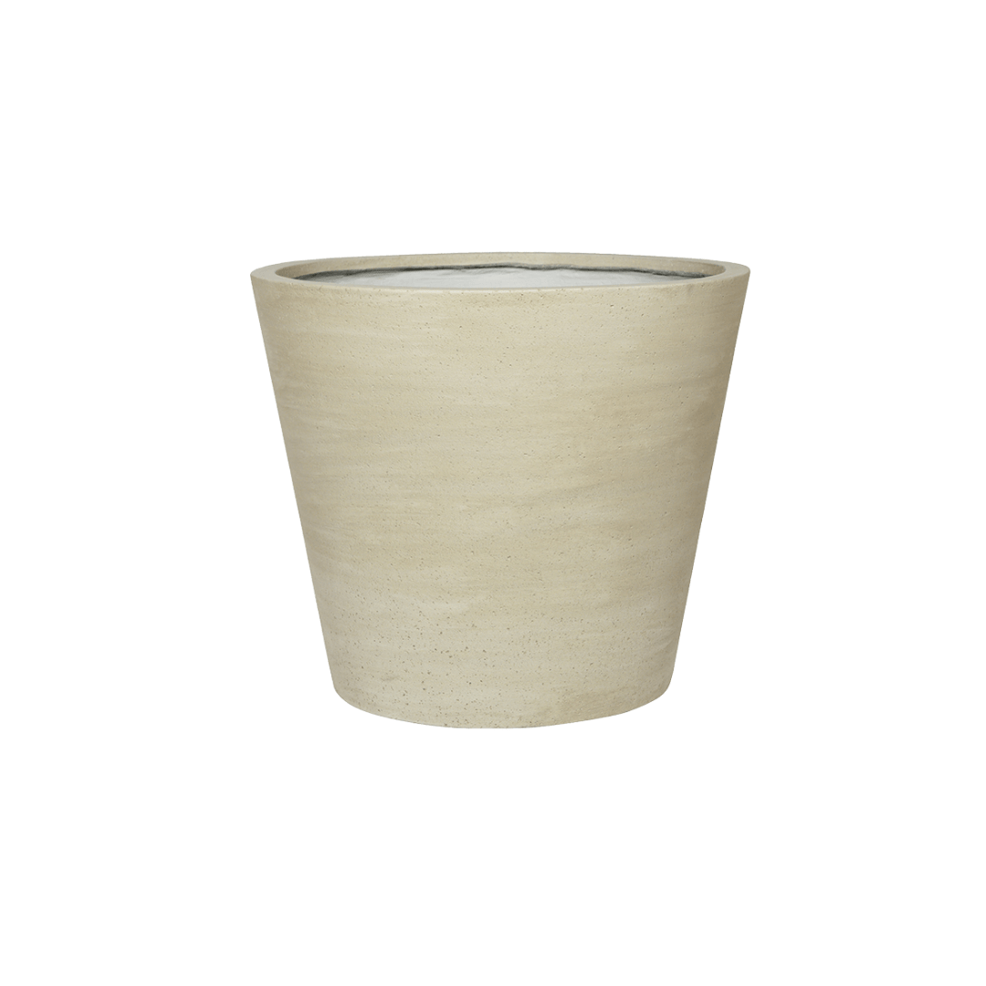 Pot Bucket Beige Washed 
