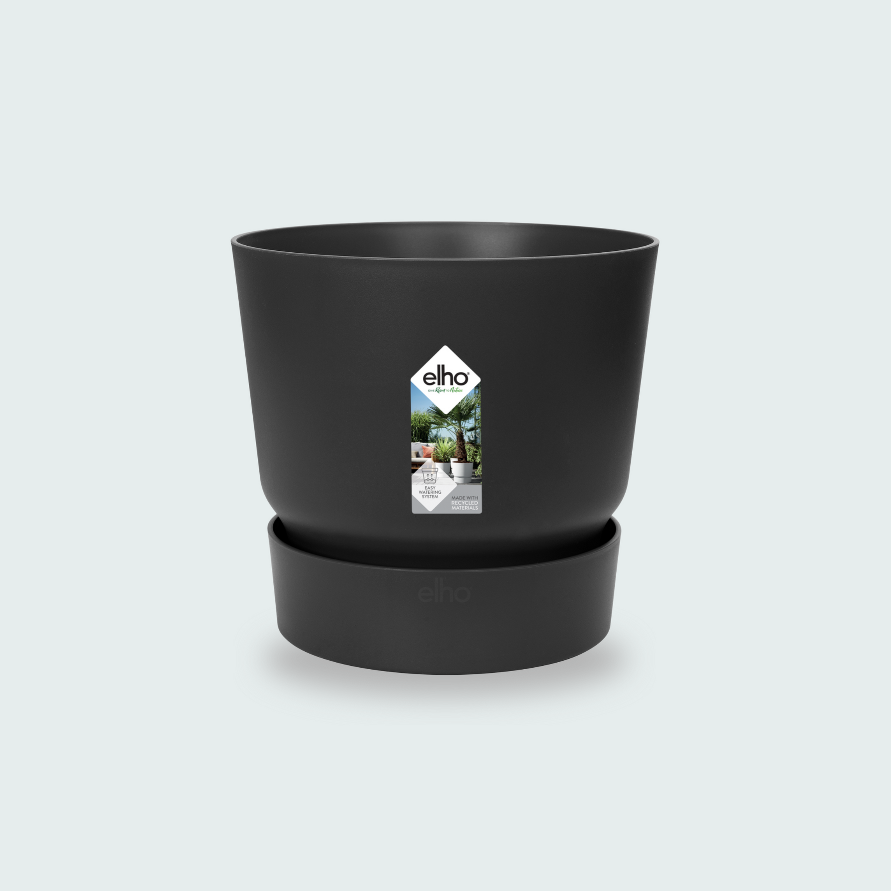 Pot Elho Greenville Zwart